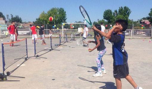 Tenis en el Barrio Cildáñez