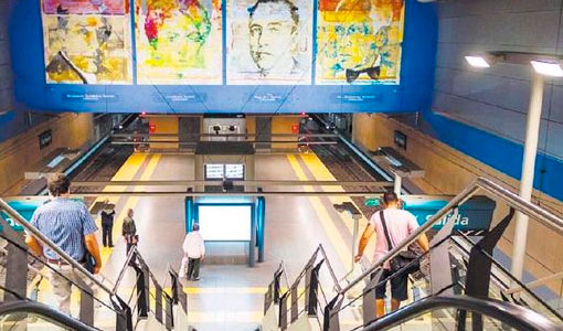 Nuevos murales a lo largo de la línea A del subte Nuevos murales a lo largo de la línea A del subte