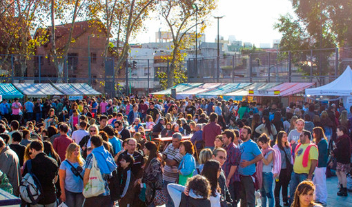 Feria de alimentos saludables en Caballito