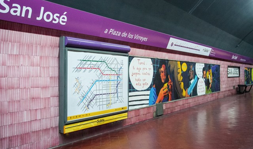 La red de subtes de Buenos Aires estrena cartelería