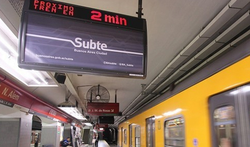 Próximo Subte, informa la frecuencia de las formaciones Próximo Subte, informa la frecuencia de las formaciones