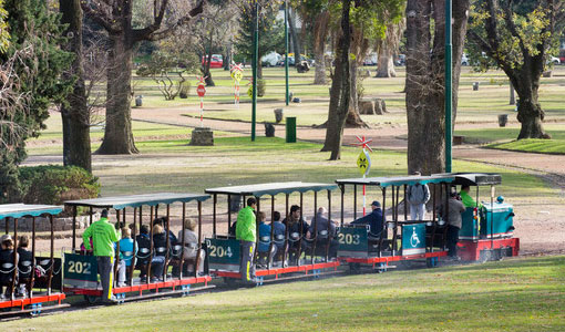 Después de nueve años volvió al Parque Avellaneda el trencito