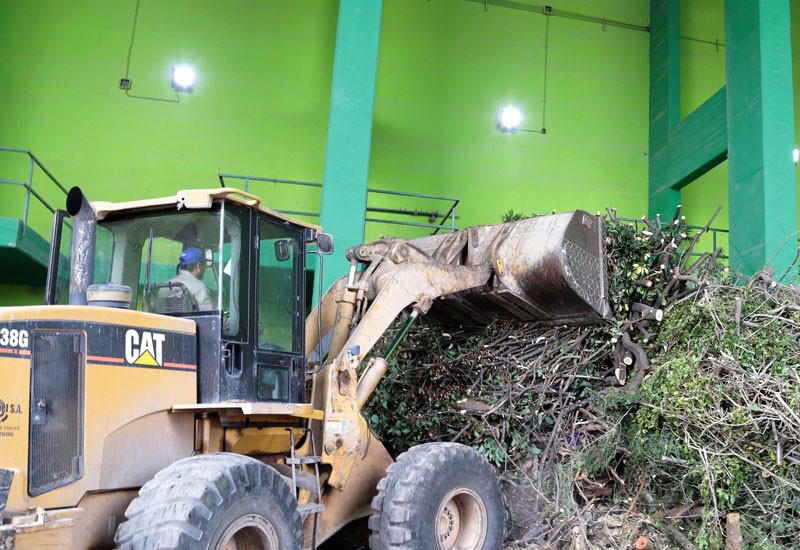 El Centro de Reciclaje de Villa Soldati a pleno funcionamiento