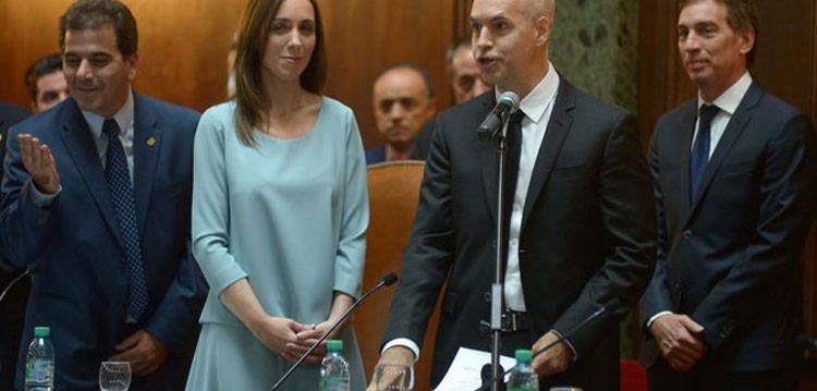 Horacio Larreta juró como jefe de Gobierno