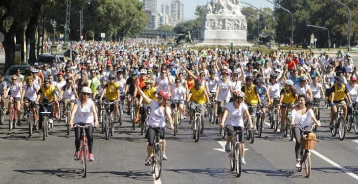 Bicicleteada por el Mes de la Mujer