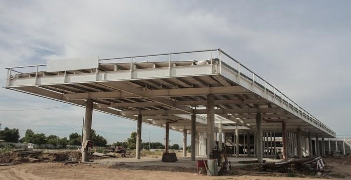 Avanzan los trabajos en la nueva terminal de ómnibus