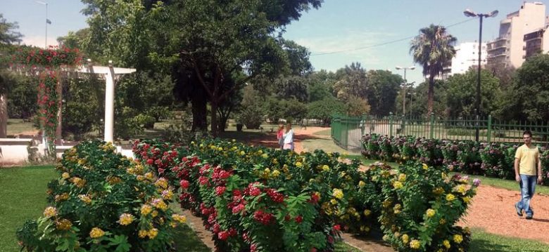 Se recupera el antiguo Rosedal del Parque Chacabuco