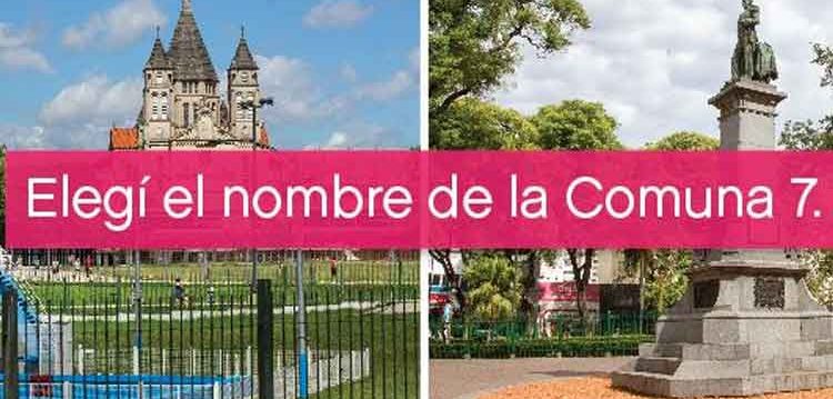 Invitan a elegir el nombre de la Comuna 7 Invitan a elegir el nombre de la Comuna 7