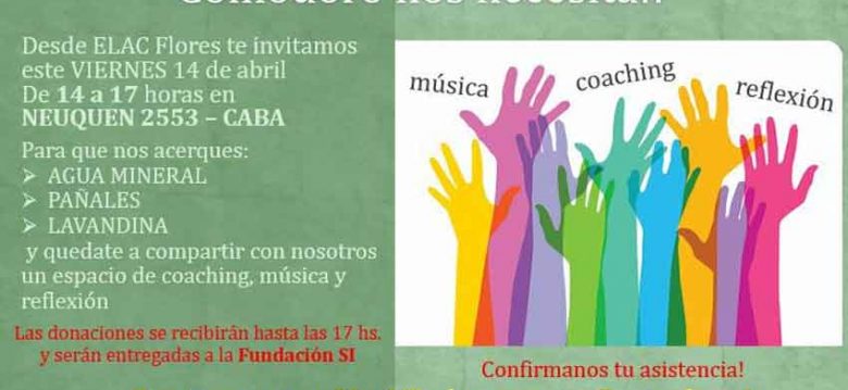 Colecta solidaria en Flores para Comodoro Rivadavia