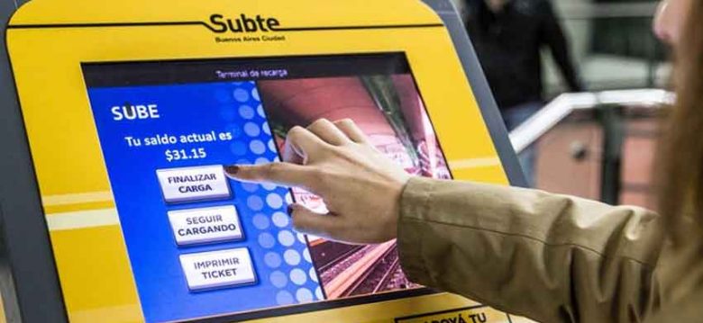 El servicio de carga de SUBE funciona con normalidad en el subte