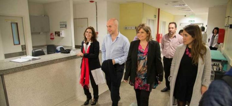 El jefe de Gobierno visitó el hospital Álvarez por el Plan de Remodelación de las Guardias
