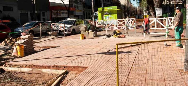 Trabajos y puesta en valor del entorno de la Plaza Flores