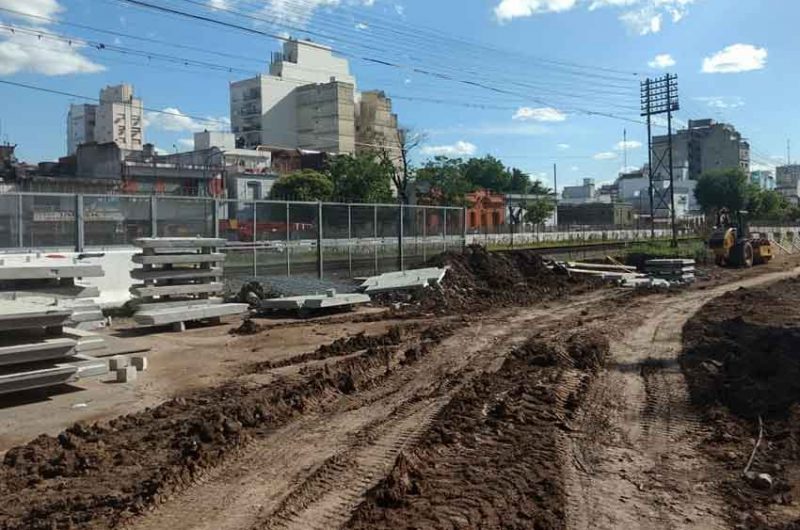 Avance de los trabajos de la construcción del Puente Argerich