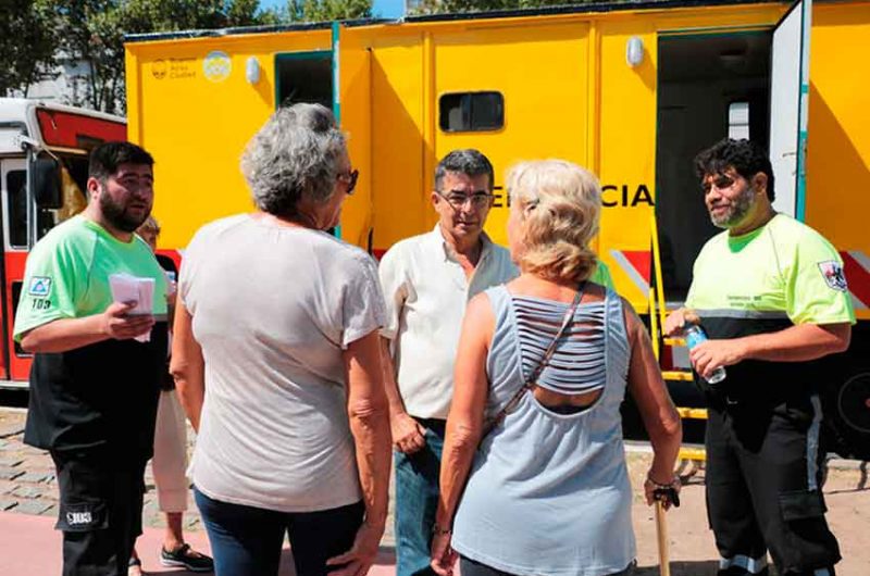 Charlas de accidentes domésticos y simulacro de incendio