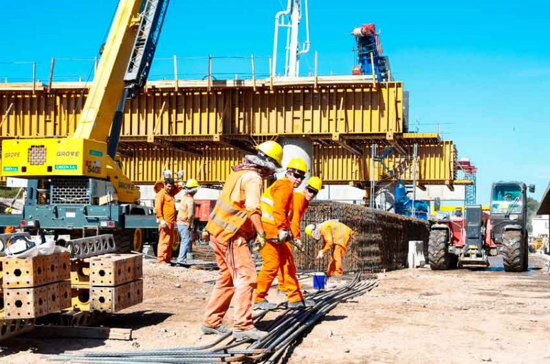 Avances en la construcción del nuevo viaducto San Martín