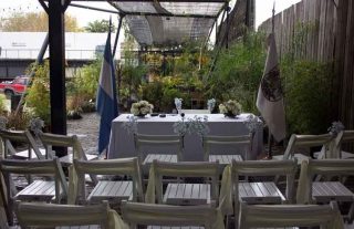 Celebraron una boda en el Patio de los Lecheros
