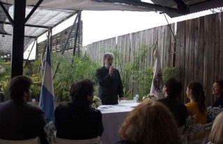 Celebraron una boda en el Patio de los Lecheros