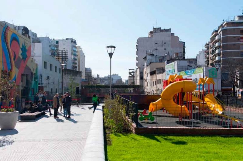 Inauguran un nuevo Parque Lineal en Almagro