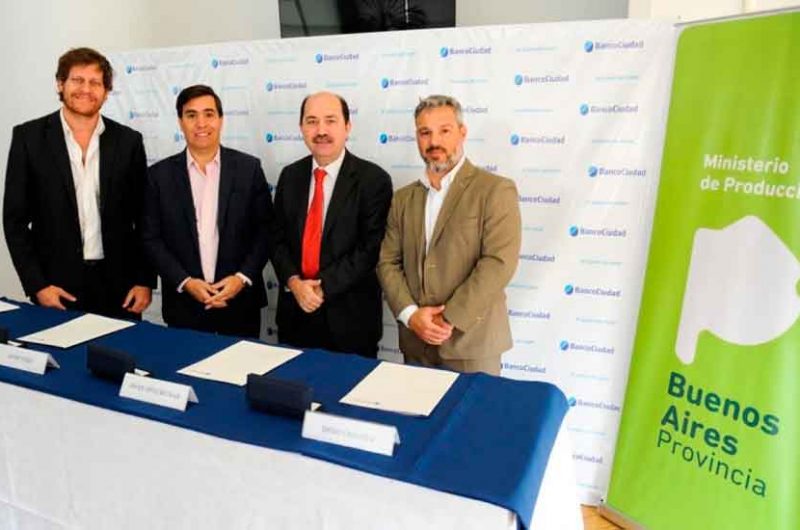 Acuerdo entre el Banco Ciudad y Producción Bonaerense Acuerdo entre el Banco Ciudad y Producción Bonaerense