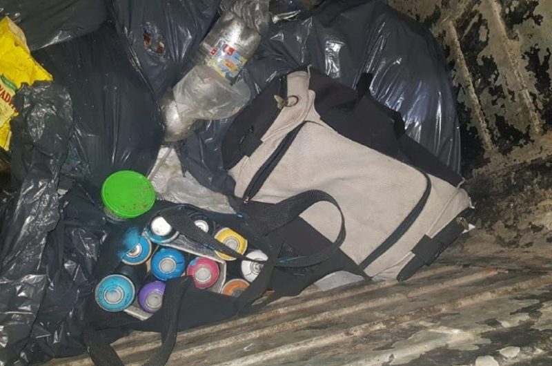 La Policía detuvo a un grupo de grafiteros en Núñez La Policía detuvo a un grupo de grafiteros en Núñez