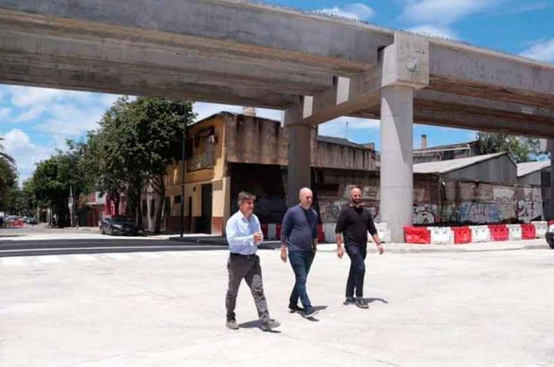 Abren calles y Avanzan las obras del Viaducto San Martín