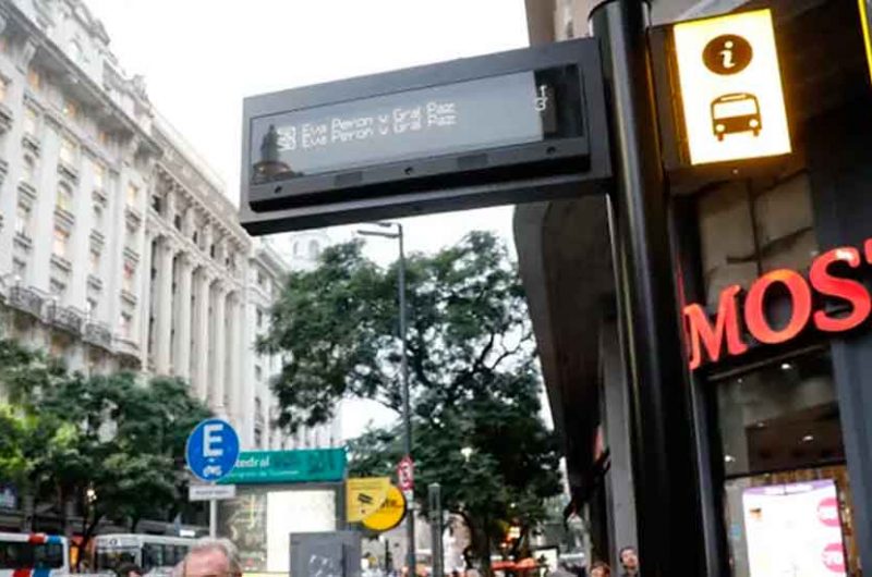 Llegan las Paradas de colectivos inteligentes