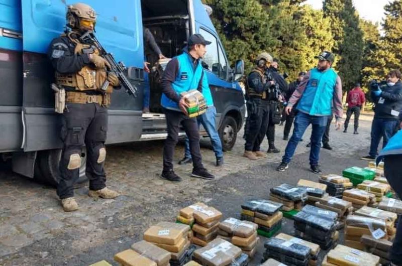 Jornada de destrucción de drogas secuestradas por la Policía