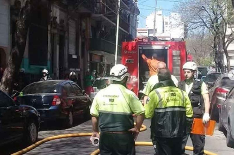 Un nene de tres años murió en un incendio de un hotel