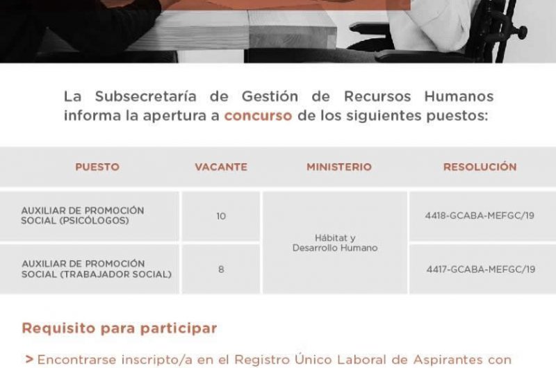 COPIDIS: Concursos para personas con discapacidad