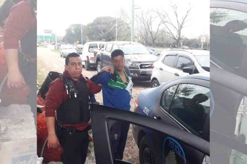 La Policía detuvo a un ladrón de obras