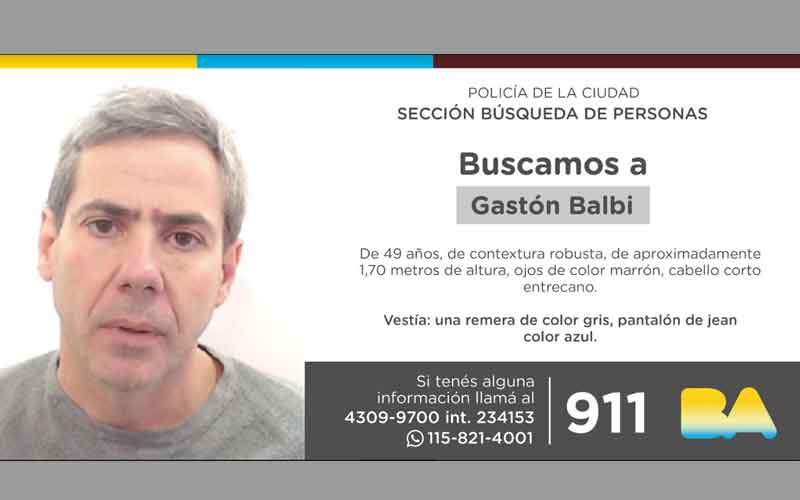 Búsqueda de persona – Gastón Balbi Búsqueda de persona – Gastón Balbi