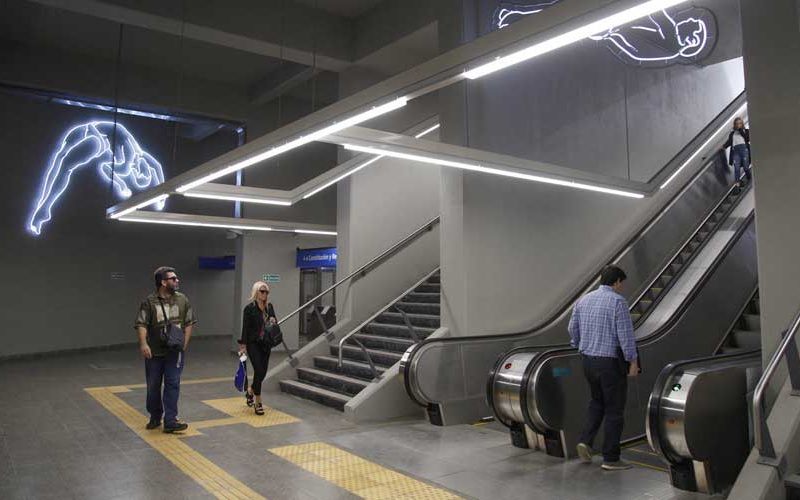Se inauguró un nuevo acceso al subte sobre la calle Sarmiento