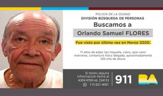 Búsqueda de persona - Orlando Samuel Flores