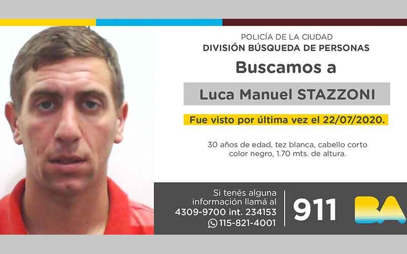 Búsqueda de persona – Luca Manuel Stazzoni Búsqueda de persona – Luca Manuel Stazzoni