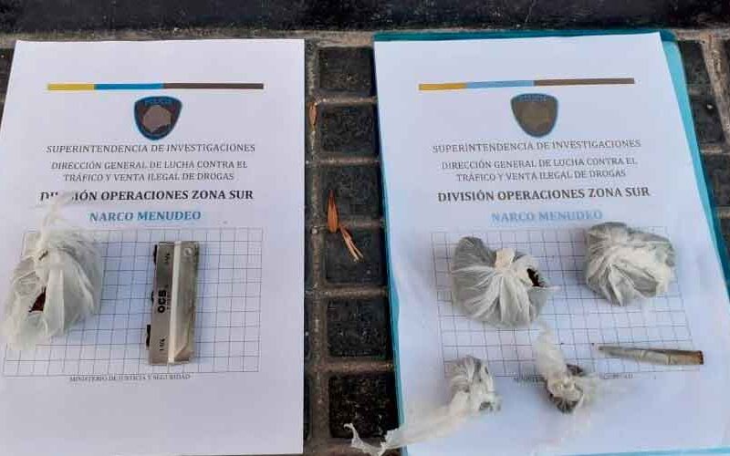 Cuatro dealers fueron detenidos en operativos en Flores