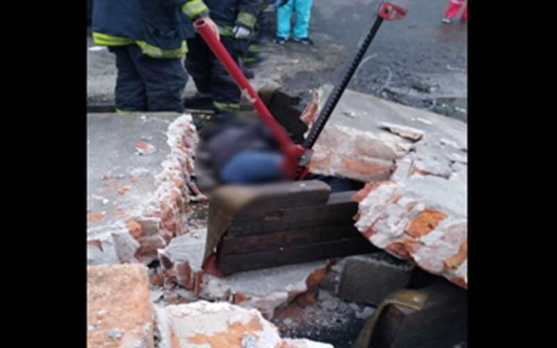 Murió una persona al ser aplastada por un paredón Murió una persona al ser aplastada por un paredón
