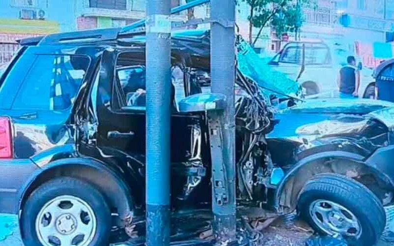 Choque fatal en la esquina de Nazca y Bogotá Choque fatal en la esquina de Nazca y Bogotá
