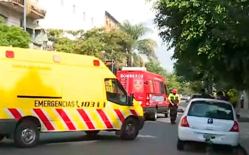La Paternal: Se derrumbó un balcón y murió un operario La Paternal: Se derrumbó un balcón y murió un operario