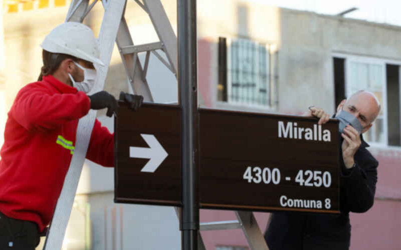Larreta recorrió el Barrio Papa Francisco Larreta recorrió el Barrio Papa Francisco