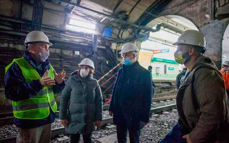 Avanza la obra de repotenciación de la Línea D Avanza la obra de repotenciación de la Línea D
