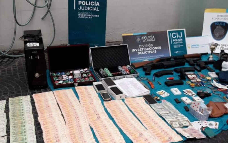 Villa Luro: Organizaban torneos clandestinos de póker