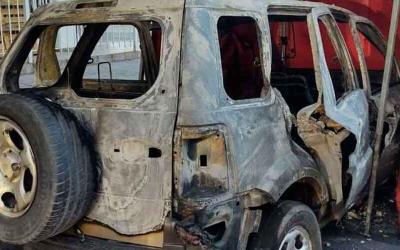 Bomberos encontraron a un hombre calcinado en una camioneta Bomberos encontraron a un hombre calcinado en una camioneta