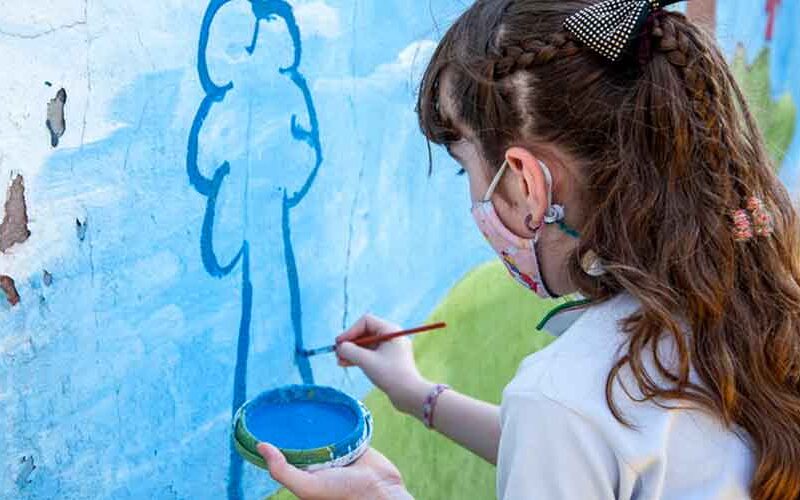 Un mural ambiental para generar conciencia Un mural ambiental para generar conciencia