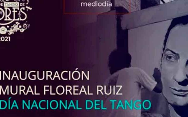 Inauguran un mural de Floreal Ruiz en Flores