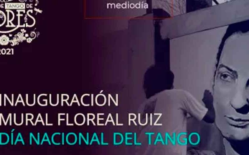 Inauguran un mural de Floreal Ruiz en Flores Inauguran un mural de Floreal Ruiz en Flores