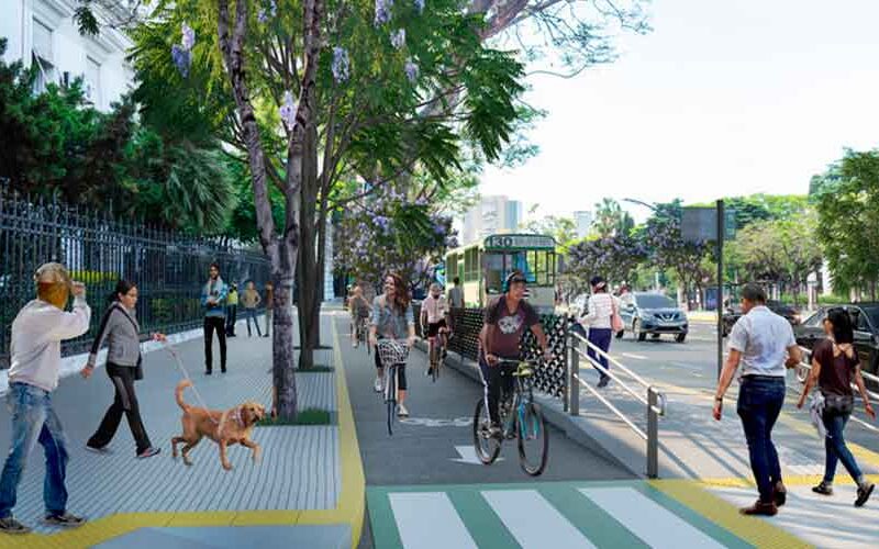 Del Libertador: será la primera “calle compartida” Del Libertador: será la primera “calle compartida”