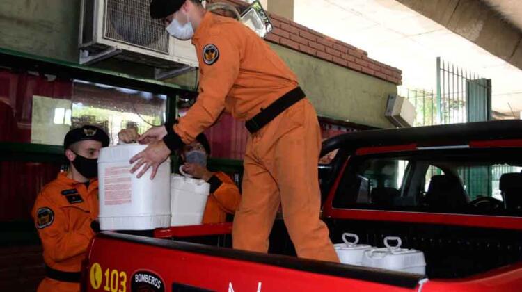 Ciudad envía para ayudar a combatir los incendios en Corrientes Ciudad envía para ayudar a combatir los incendios en Corrientes