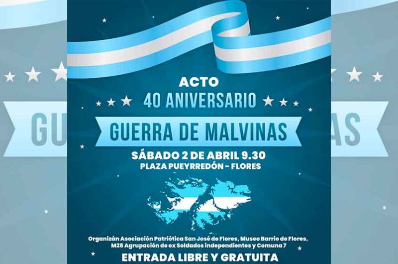 Acto Homenaje 40ª aniversario de la guerra de Malvinas
