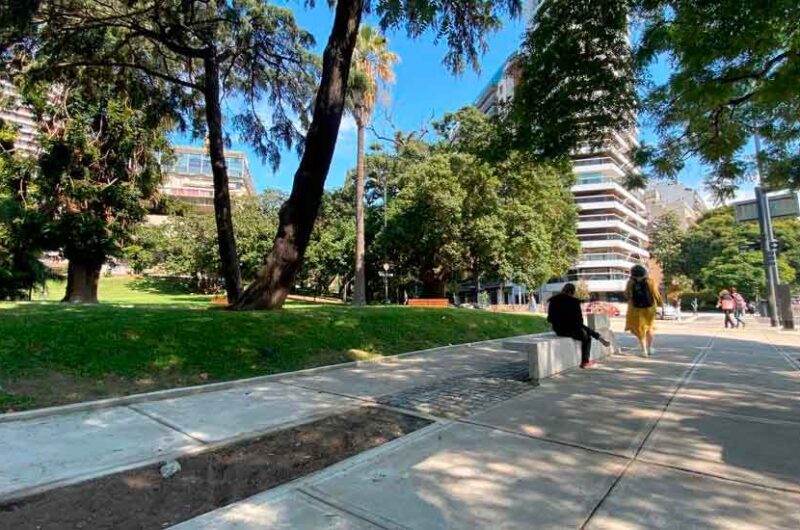 Renuevan el entorno de la Biblioteca Nacional