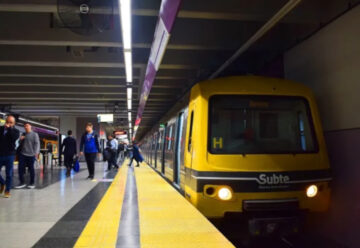 Incorporaron nuevo tren con aire acondicionado en la Línea E
